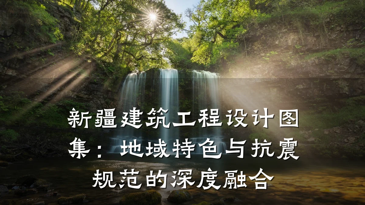 新疆建筑工程设计图集：地域特色与抗震规范的深度融合