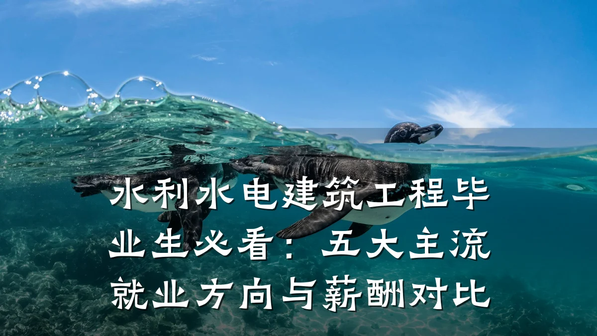 水利水电建筑工程毕业生必看：五大主流就业方向与薪酬对比