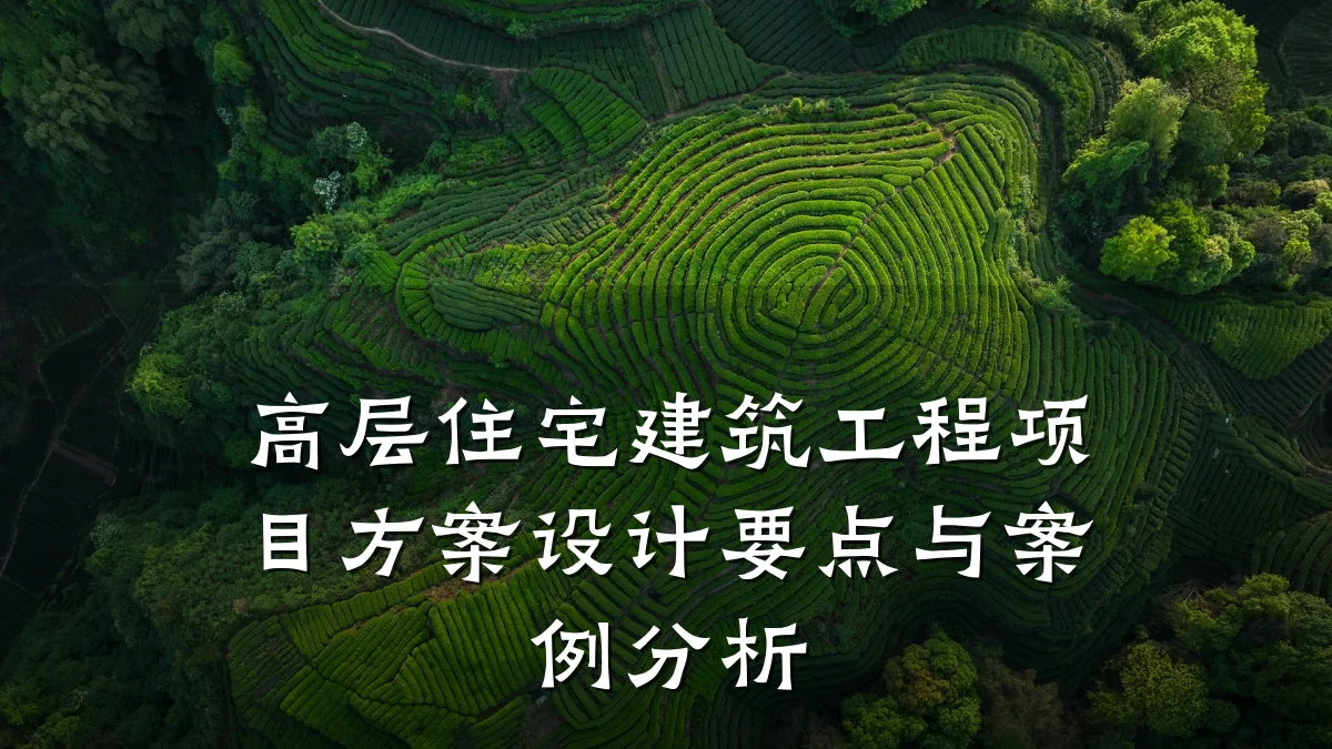 高层住宅建筑工程项目方案设计要点与案例分析