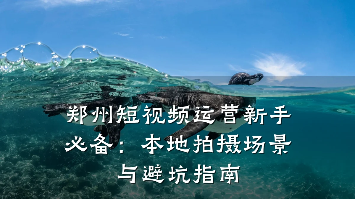 郑州短视频运营新手必备:本地拍摄场景与避坑指南