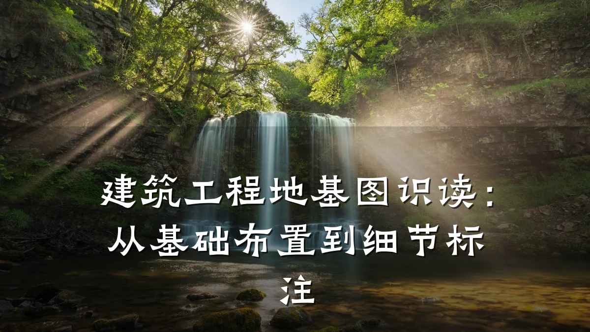 建筑工程地基图识读:从基础布置到细节标注
