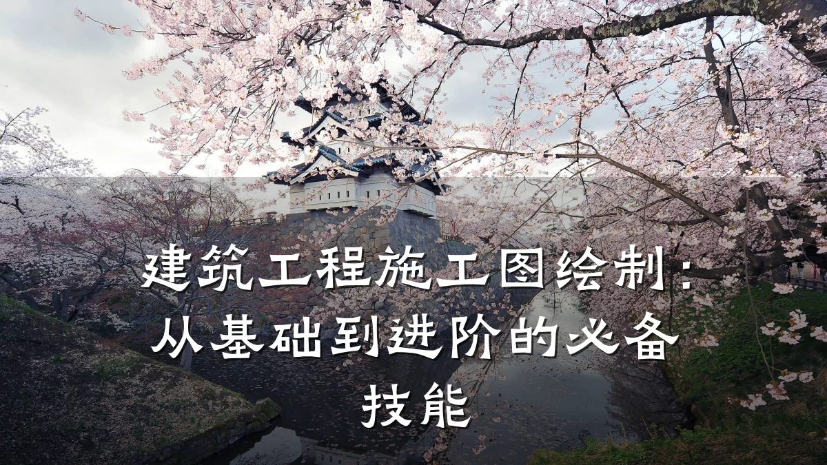建筑工程施工图绘制：从基础到进阶的必备技能