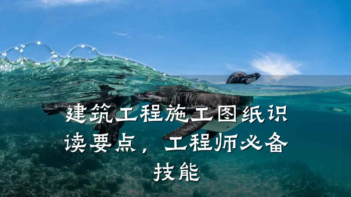建筑工程施工图纸识读要点，工程师必备技能