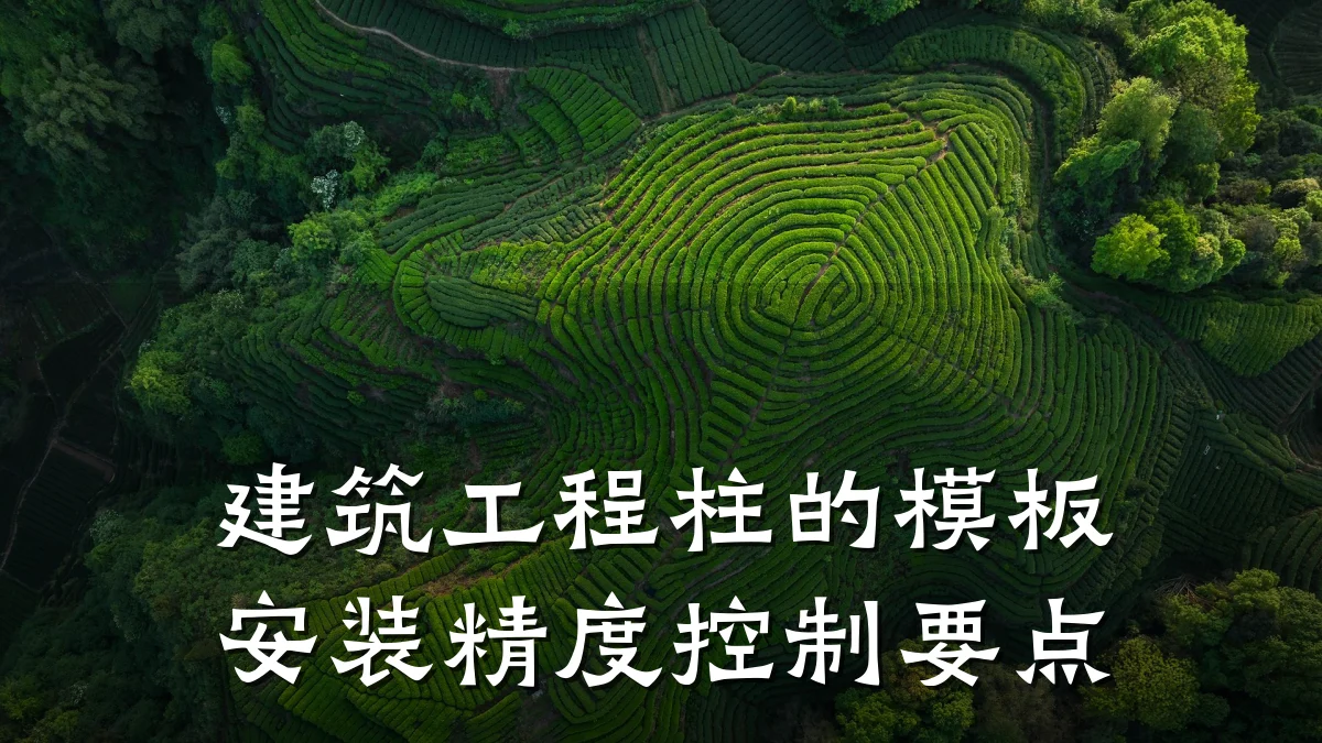 建筑工程柱的模板安装精度控制要点