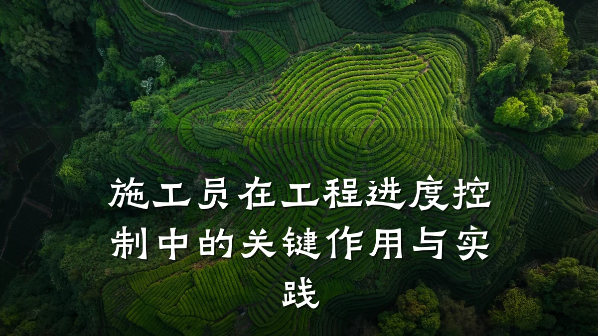 施工员在工程进度控制中的关键作用与实践