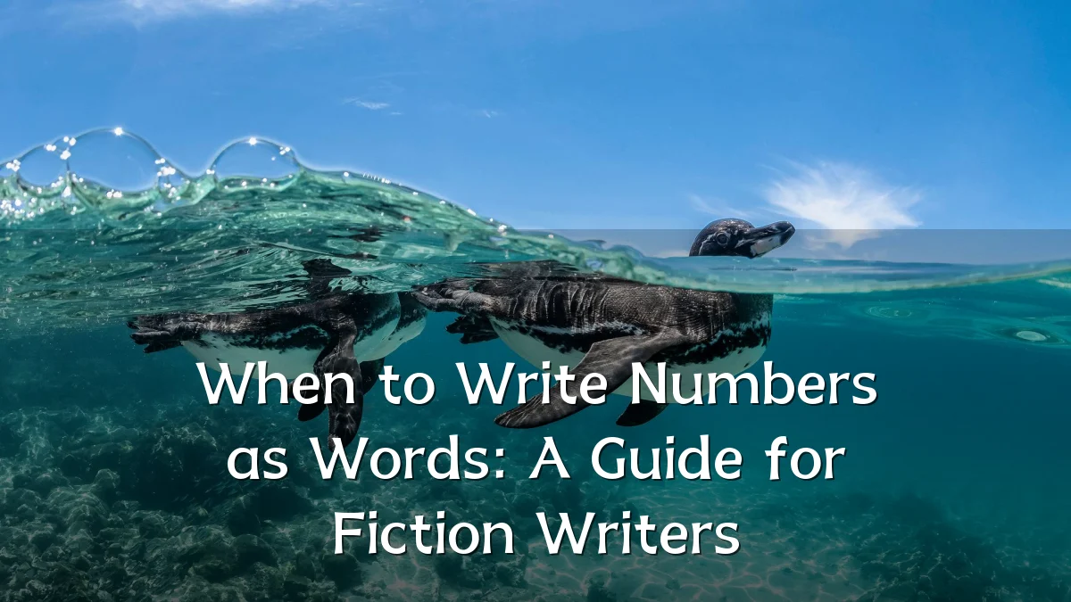 When to Write Numbers as Words: A Guide for Fiction Writers