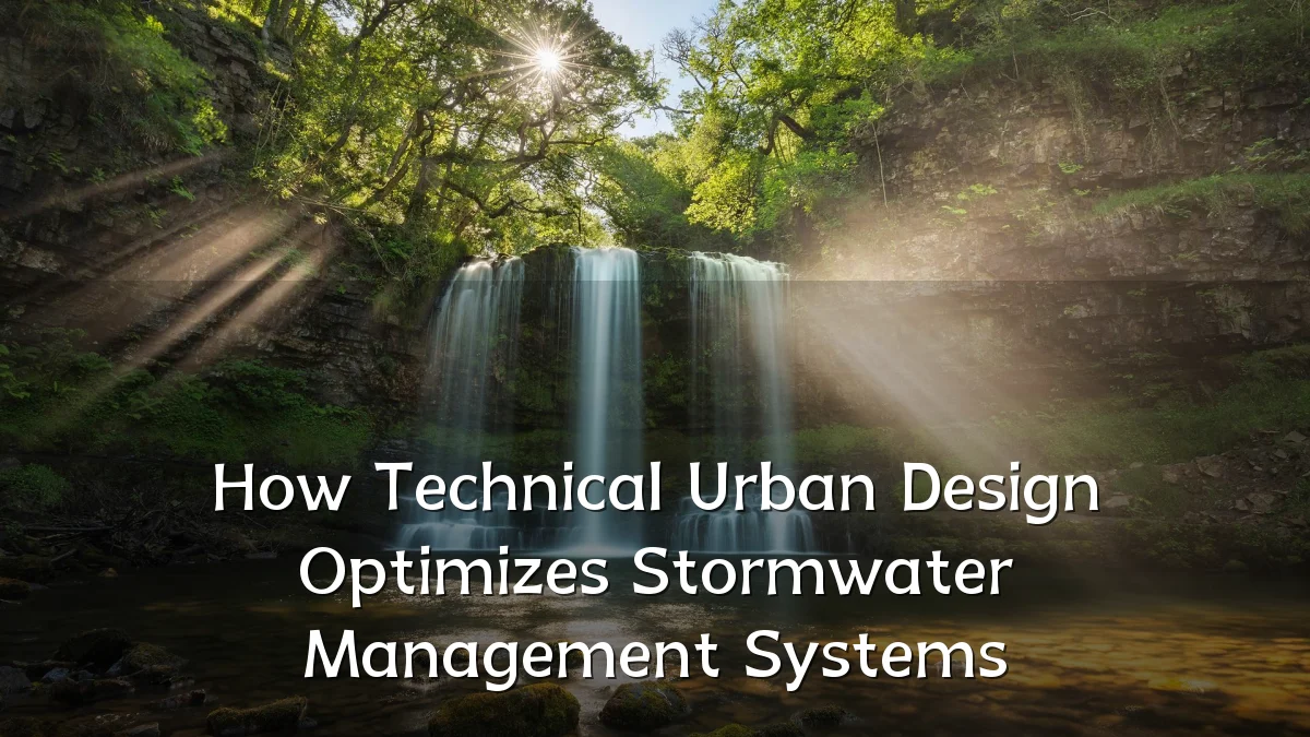 How Technical Urban Design Optimizes Stormwater Management Systems