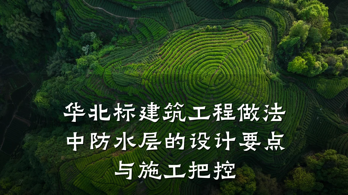 华北标建筑工程做法中防水层的设计要点与施工把控