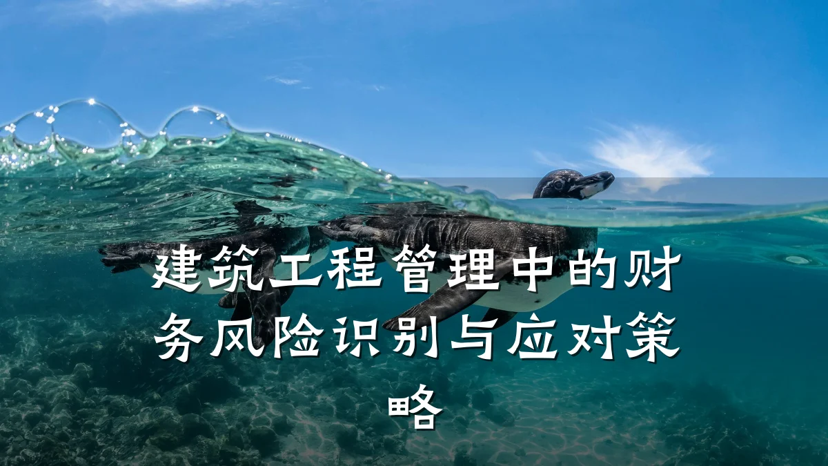 建筑工程管理中的财务风险识别与应对策略
