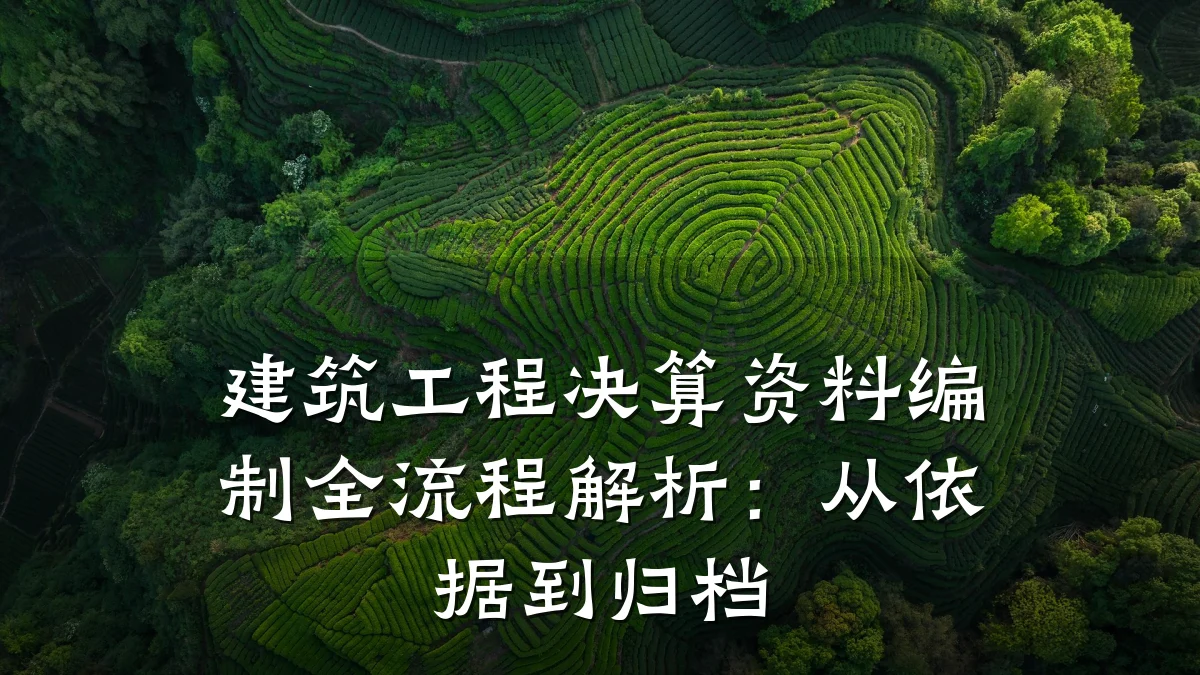 建筑工程决算资料编制全流程解析：从依据到归档