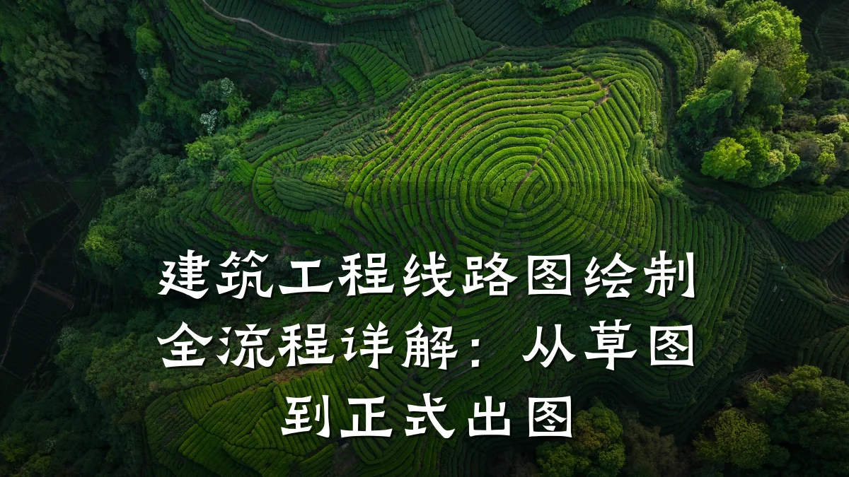 建筑工程线路图绘制全流程详解：从草图到正式出图