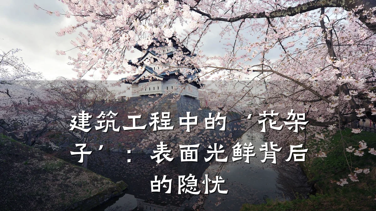 建筑工程中的‘花架子’：表面光鲜背后的隐忧