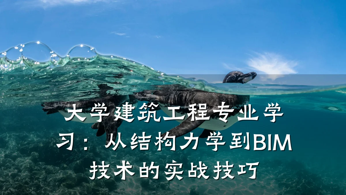 大学建筑工程专业学习：从结构力学到BIM技术的实战技巧
