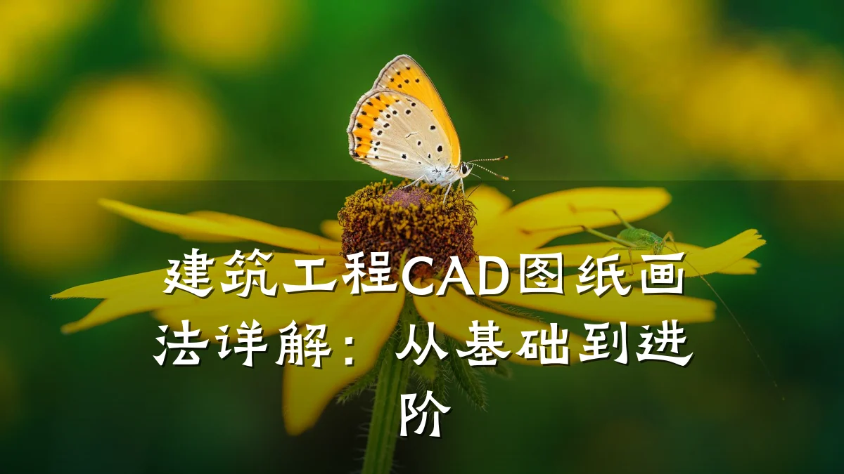建筑工程CAD图纸画法详解：从基础到进阶