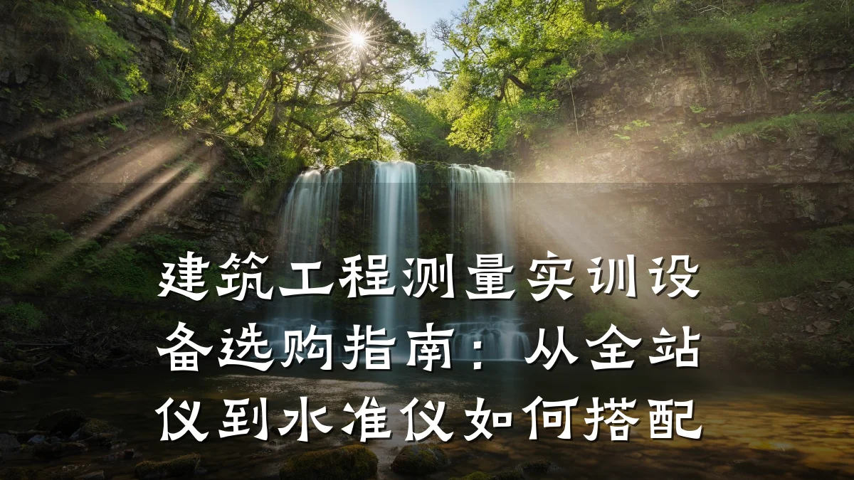 建筑工程测量实训设备选购指南：从全站仪到水准仪如何搭配