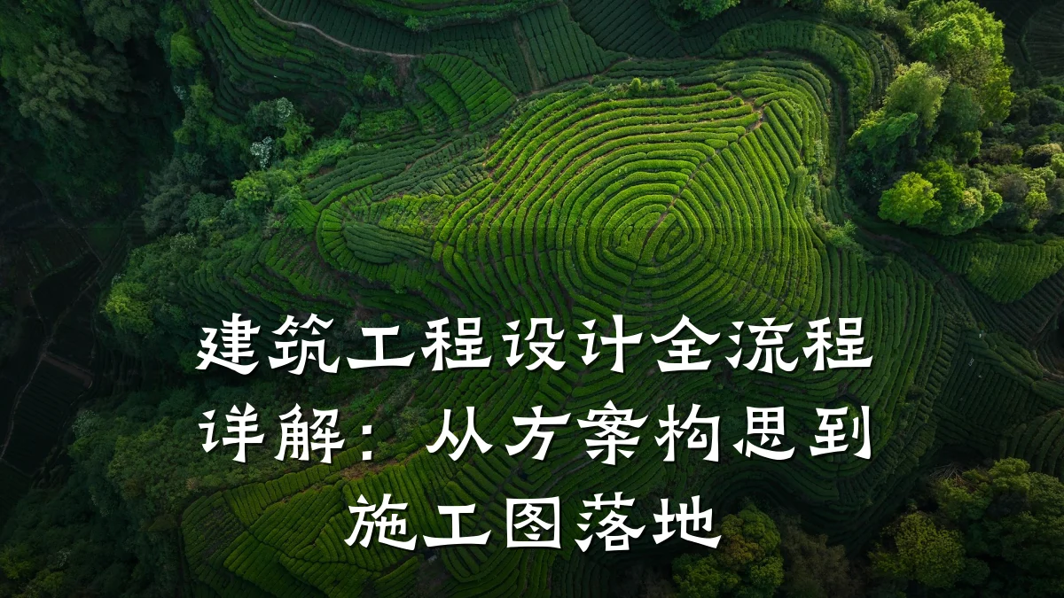 建筑工程设计全流程详解:从方案构思到施工图落地