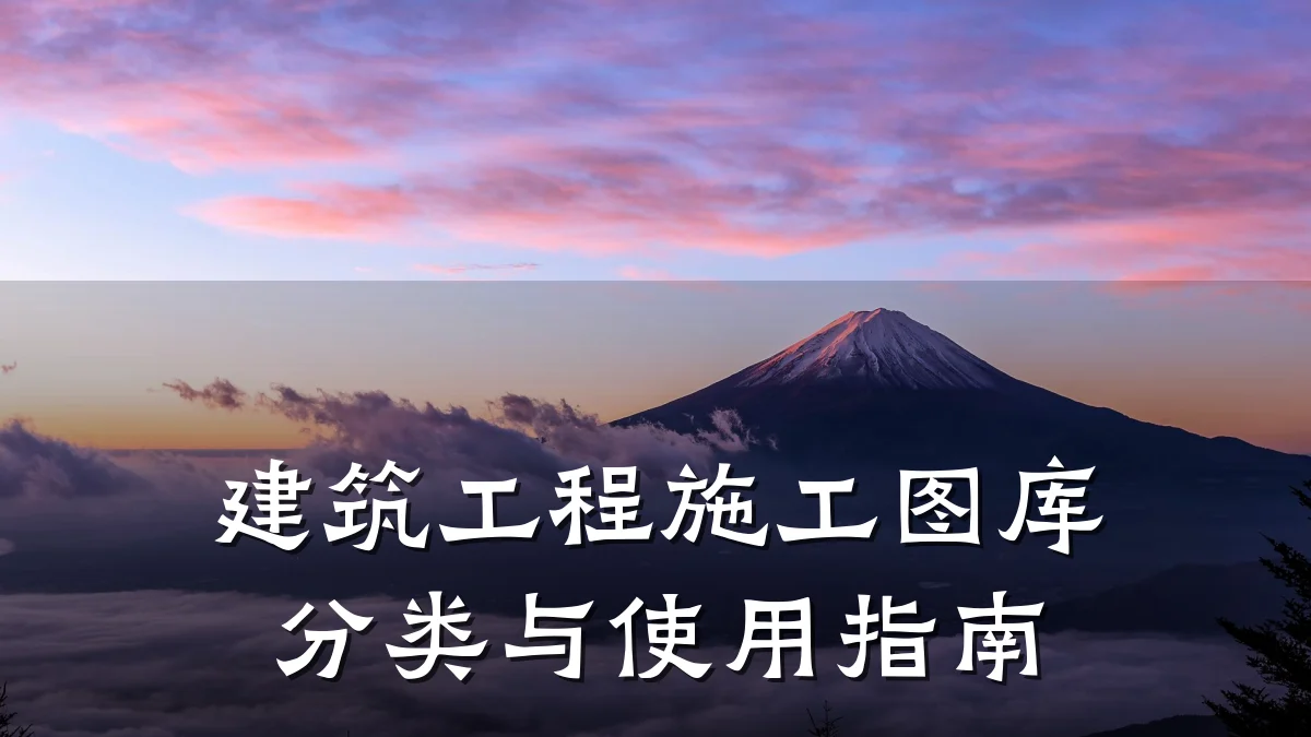 建筑工程施工图库分类与使用指南
