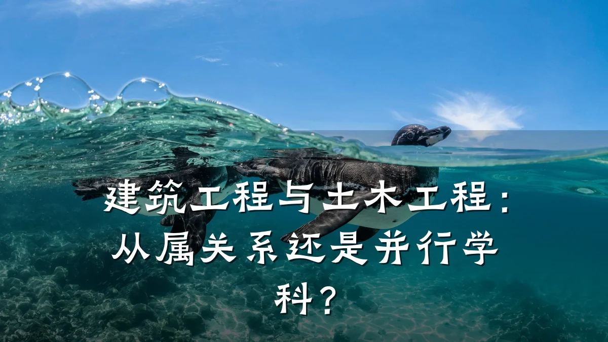 建筑工程与土木工程：从属关系还是并行学科？