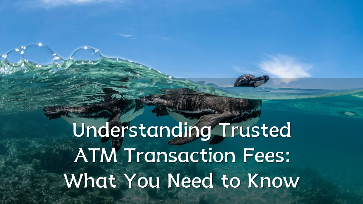 Understanding Trusted ATM Transaction Fees: What You Need to Know