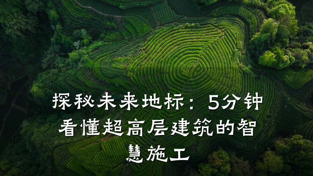 探秘未来地标：5分钟看懂超高层建筑的智慧施工