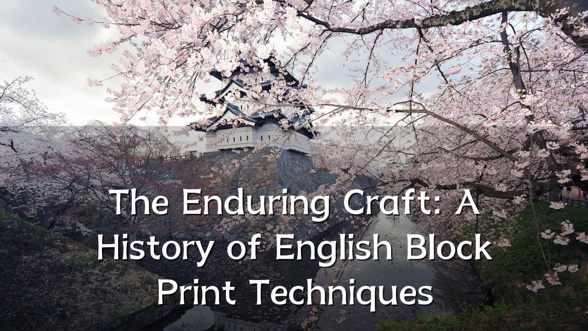 The Enduring Craft: A History of English Block Print Techniques