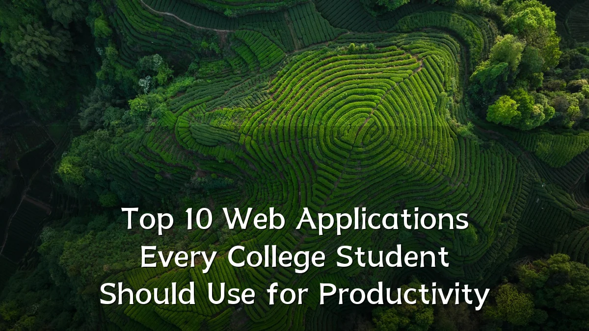 Top 10 Web Applications Every College Student Should Use for Productivity