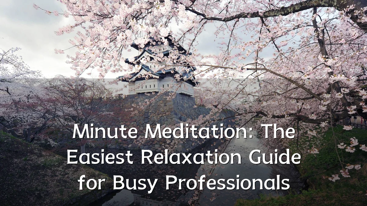 Minute Meditation: The Easiest Relaxation Guide for Busy Professionals