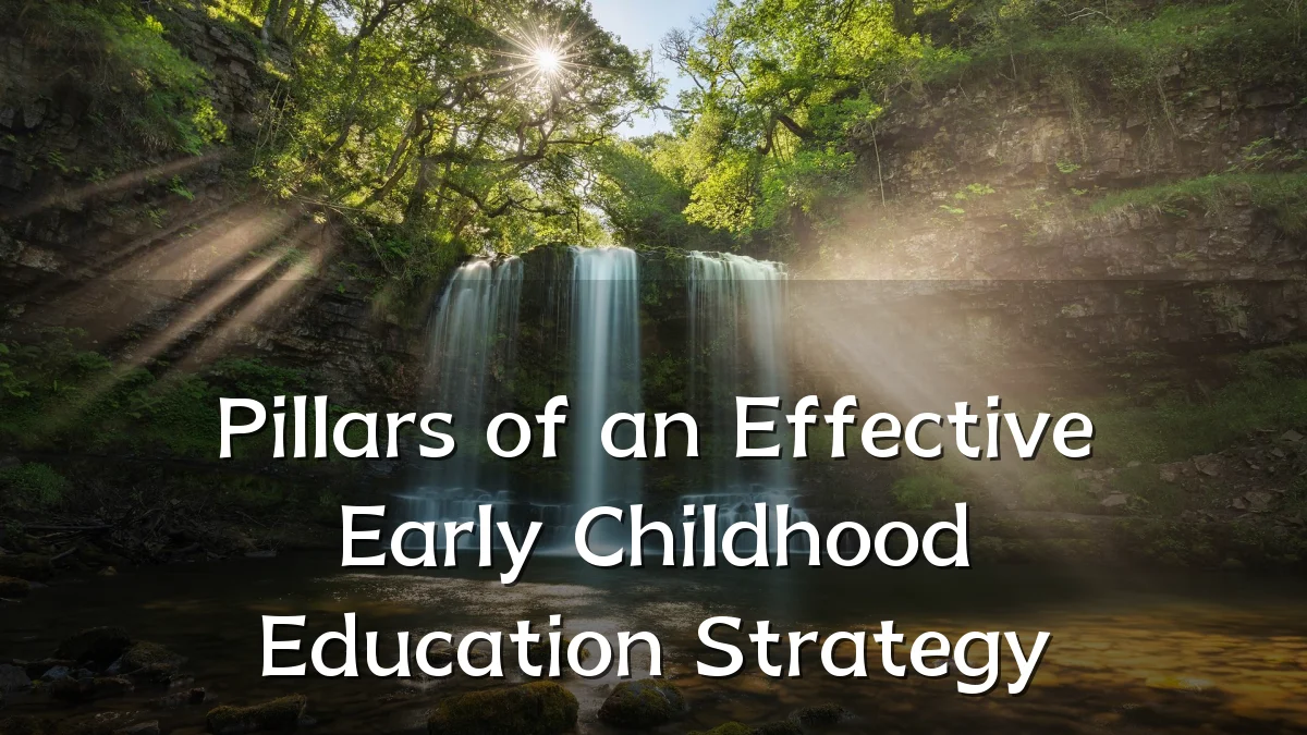 Pillars of an Effective Early Childhood Education Strategy