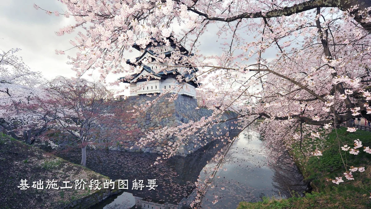 基础施工阶段的图解要