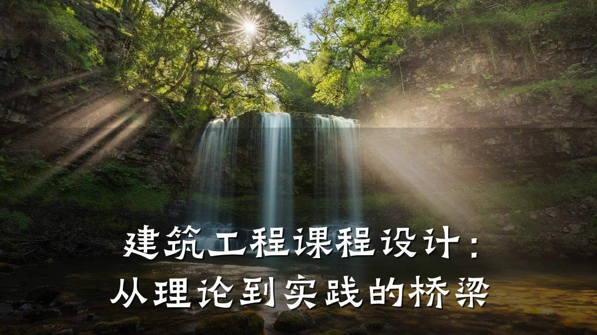 建筑工程课程设计:从理论到实践的桥梁