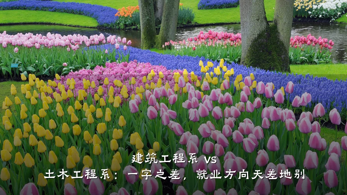 建筑工程系 vs 土木工程系：一字之差，就业方向天差地别