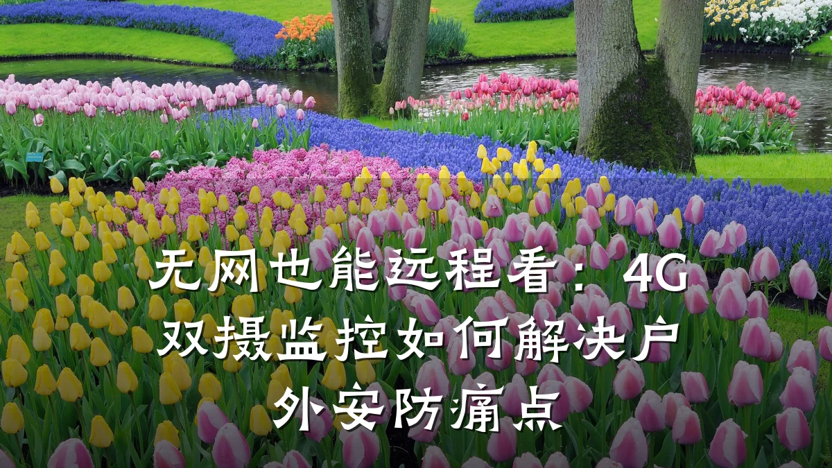 无网也能远程看：4G双摄监控如何解决户外安防痛点